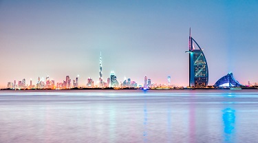 The Dubai skyline