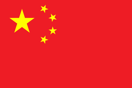 China of flag