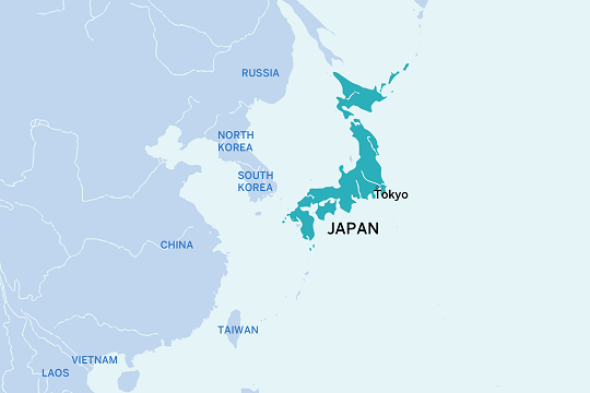 Map of Japan