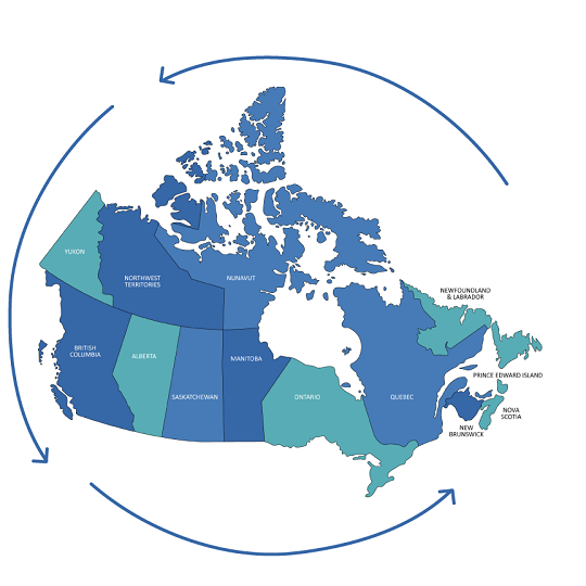 Map of Canada