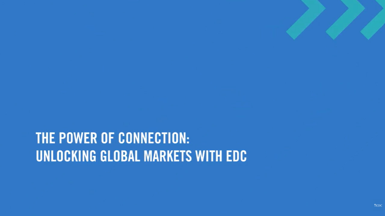 Captions: The power of connection: unlocking global markets with EDC