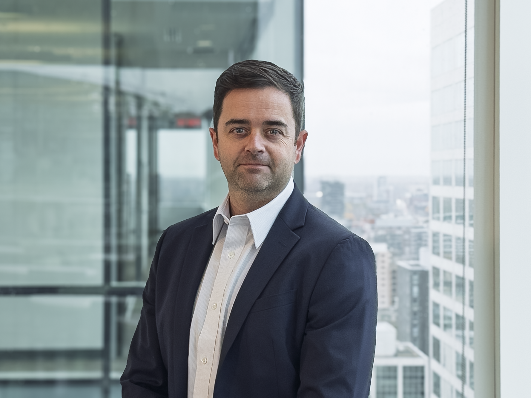 Al Pritchard, directeur de l’Équipe des secteurs et des services consultatifs internationaux à EDC, au siège social d’EDC.