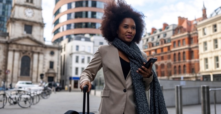 Black female entrepreneur landing into a foreign destination