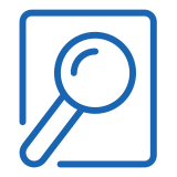 Icon of a magnifying glass