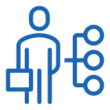 Icon of business person