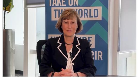 Image fixe d'Alison Nankivell, présidente et directrice générale d’EDC